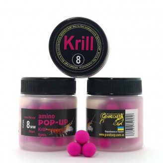 Amino POP-UPs one-flavor KRILL (КРИЛЬ) Ø8 мм Amino POP-UPs one-flavor KRILL (КРИЛЬ) Ø8 мм
